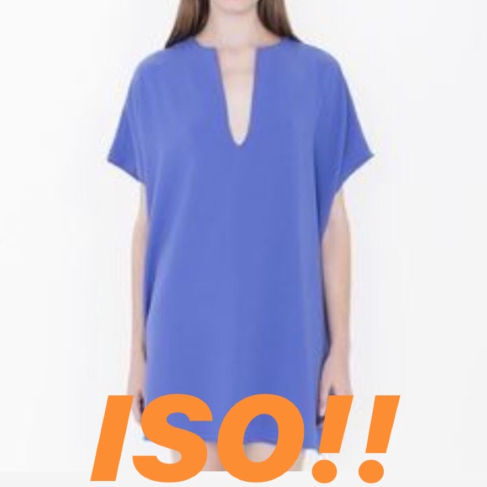 ISO blue American apparel dress